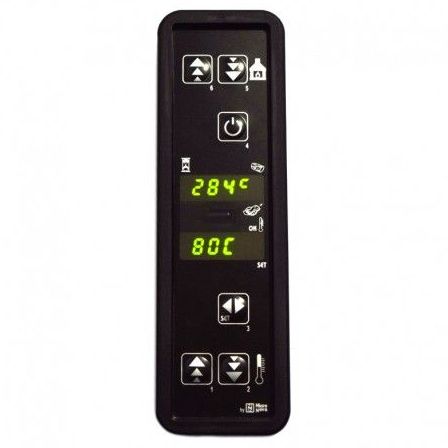 RDE0006B TECLADO DISPLAY MICRONOVA 6 BOTONES VERTICAL: ESTUFAS DE PELLETS GRANADA de AHORRALIA RDE0006B TECLADO DISPLAY MICRONOVA 6 BOTONES VERTICAL: ESTUFAS DE PELLETS GRANADA de AHORRALIA