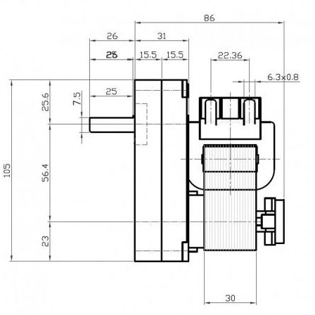 MOTOR KENTA 1.5 RPM MOTOR KENTA 1.5 RPM
