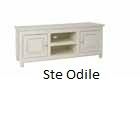 Mueble TV blanco envejecido: Catálogo de Ste Odile Decoración Mueble TV blanco envejecido: Catálogo de Ste Odile Decoración