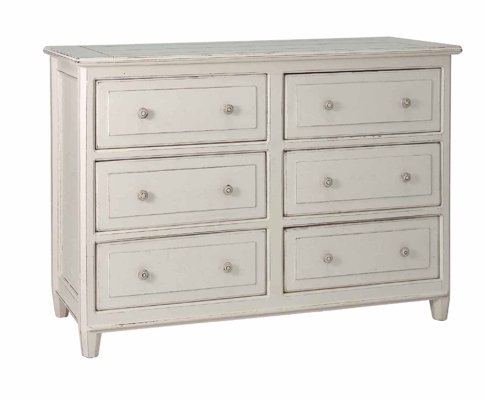 Cómoda 6 cajones en mango macizo y acabado blanco envejecido: Catálogo de Ste Odile Decoración Cómoda 6 cajones en mango macizo y acabado blanco envejecido: Catálogo de Ste Odile Decoración