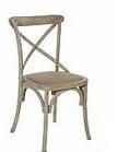 Silla Cruceta en madera de olmo y asiento rattan: de Ste Odile Decoración Silla Cruceta en madera de olmo y asiento rattan: de Ste Odile Decoración
