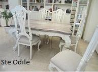 Restauración: Mesa madera restaurada y patinada en 2 tonos: Catálogo de Ste Odile Decoración Restauración: Mesa madera restaurada y patinada en 2 tonos: Catálogo de Ste Odile Decoración