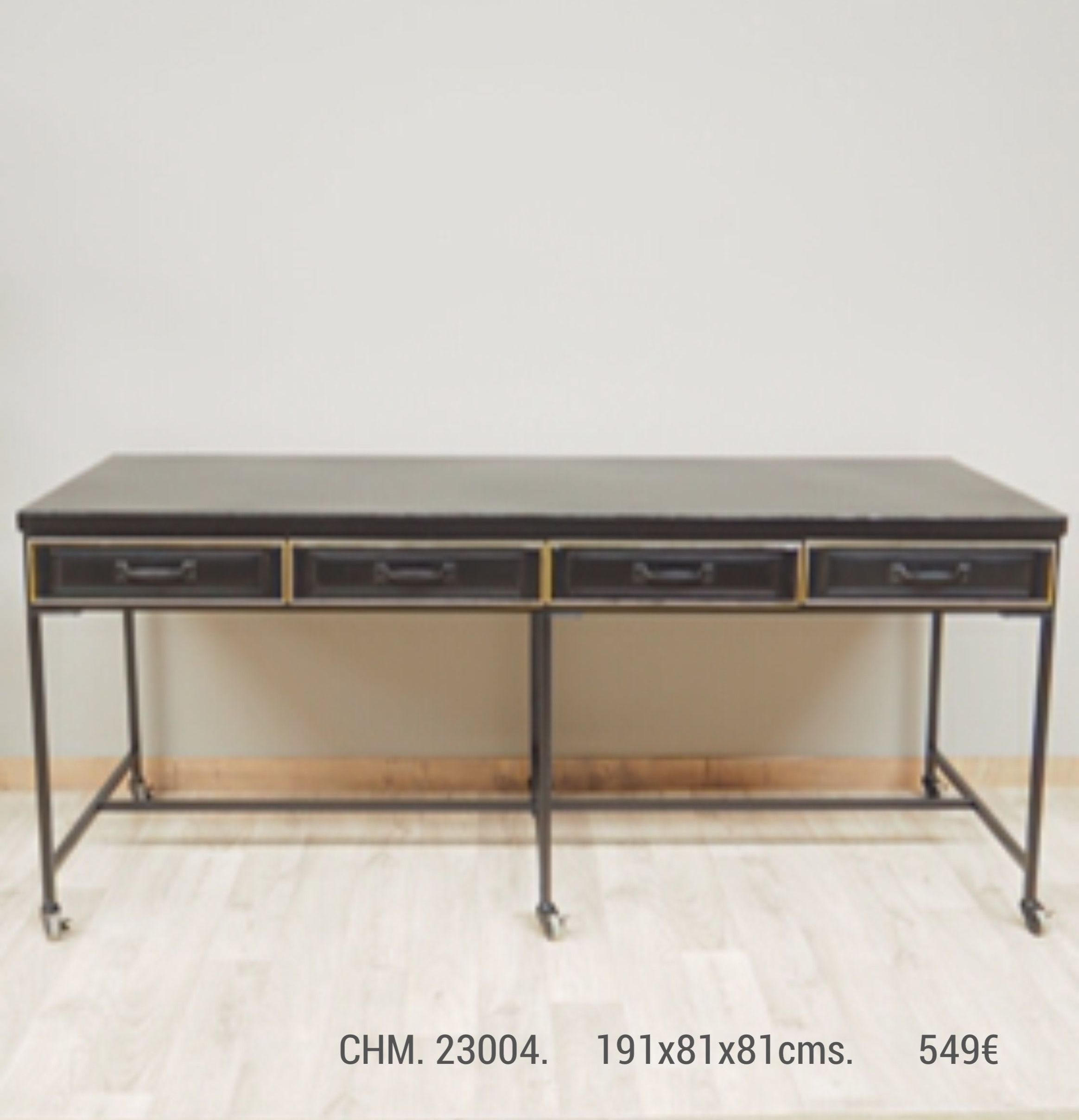 Mesa Comedor CHM 23004 hierro industrial: Catálogo de Ste Odile Decoración Mesa Comedor CHM 23004 hierro industrial: Catálogo de Ste Odile Decoración