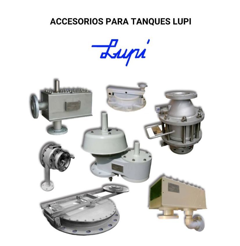 ACCESORIOS PARA TANQUES LUPI. PETROLTECNA ACCESORIOS PARA TANQUES LUPI. PETROLTECNA