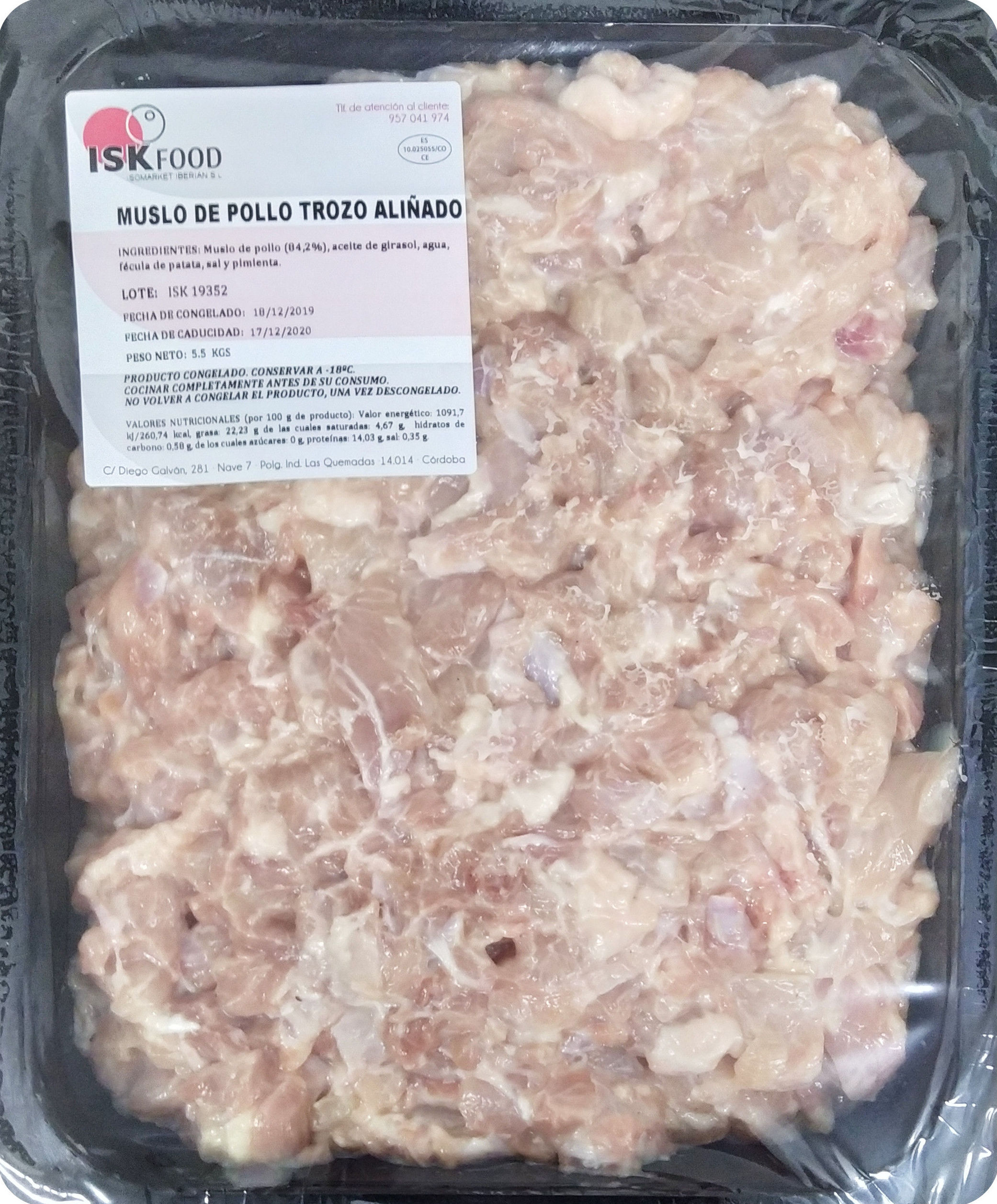 Muslo de Pollo Trozo Aliñado ISK Muslo de Pollo Trozo Aliñado ISK