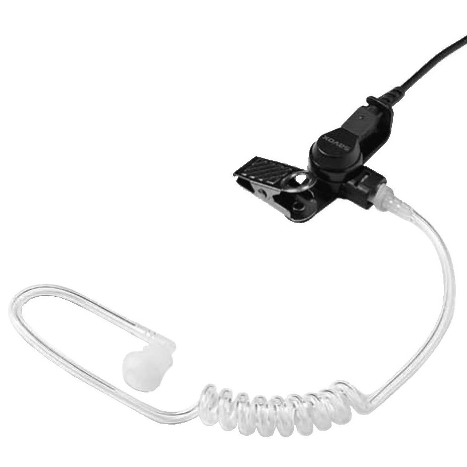 SAVOX RWE-102 acoustic tube earpiece - semi covert for rugged use 