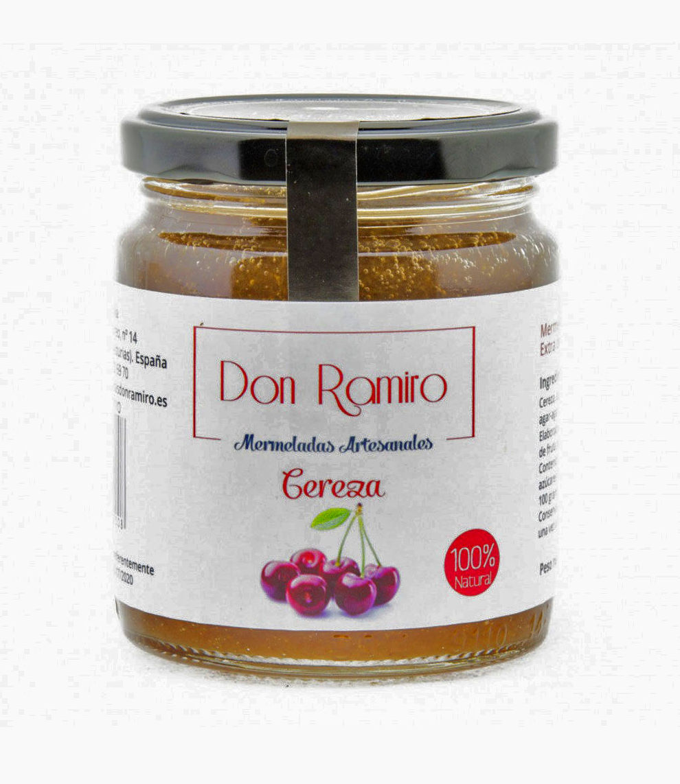 Mermelada extra de cereza sin colorantes ni conservantes. Mermelada extra de cereza sin colorantes ni conservantes.