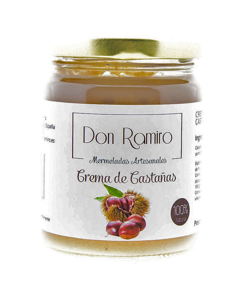 Crema de Castaña artesanal sin conservantes ni colorantes. Crema de Castaña artesanal sin conservantes ni colorantes.