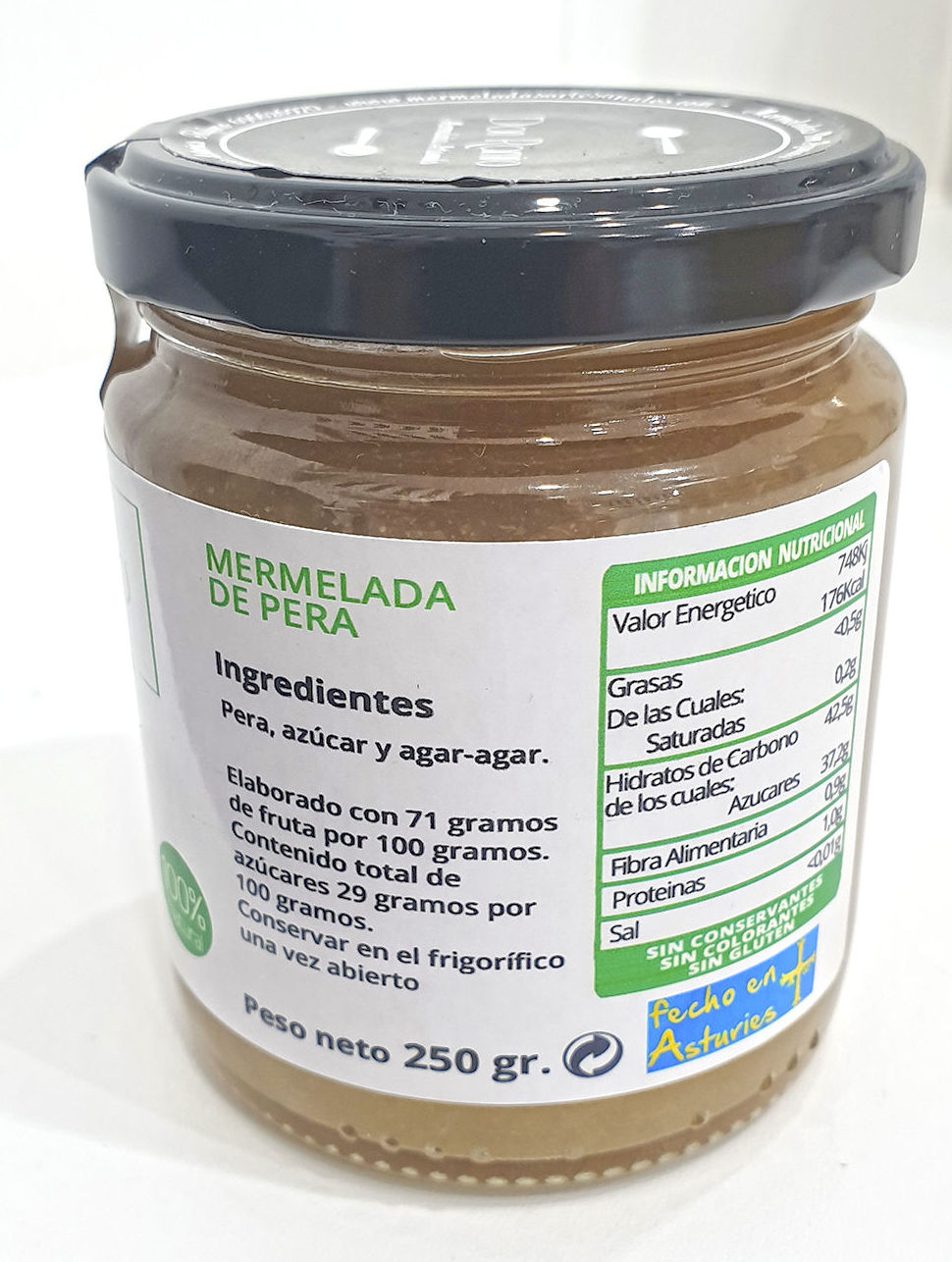 Mermelada de pera sin azúcares añadidos Mermelada de pera sin azúcares añadidos