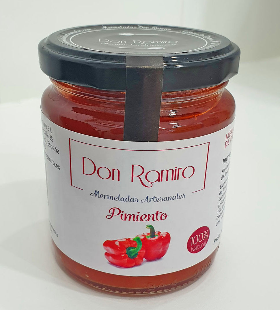 Mermelada de pimiento sin azúcares añadidos Mermelada de pimiento sin azúcares añadidos