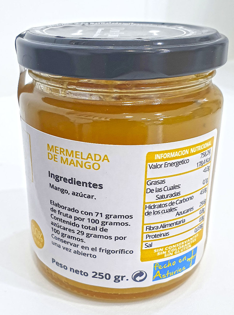 Mermelada de mango artesanal Mermelada de mango artesanal