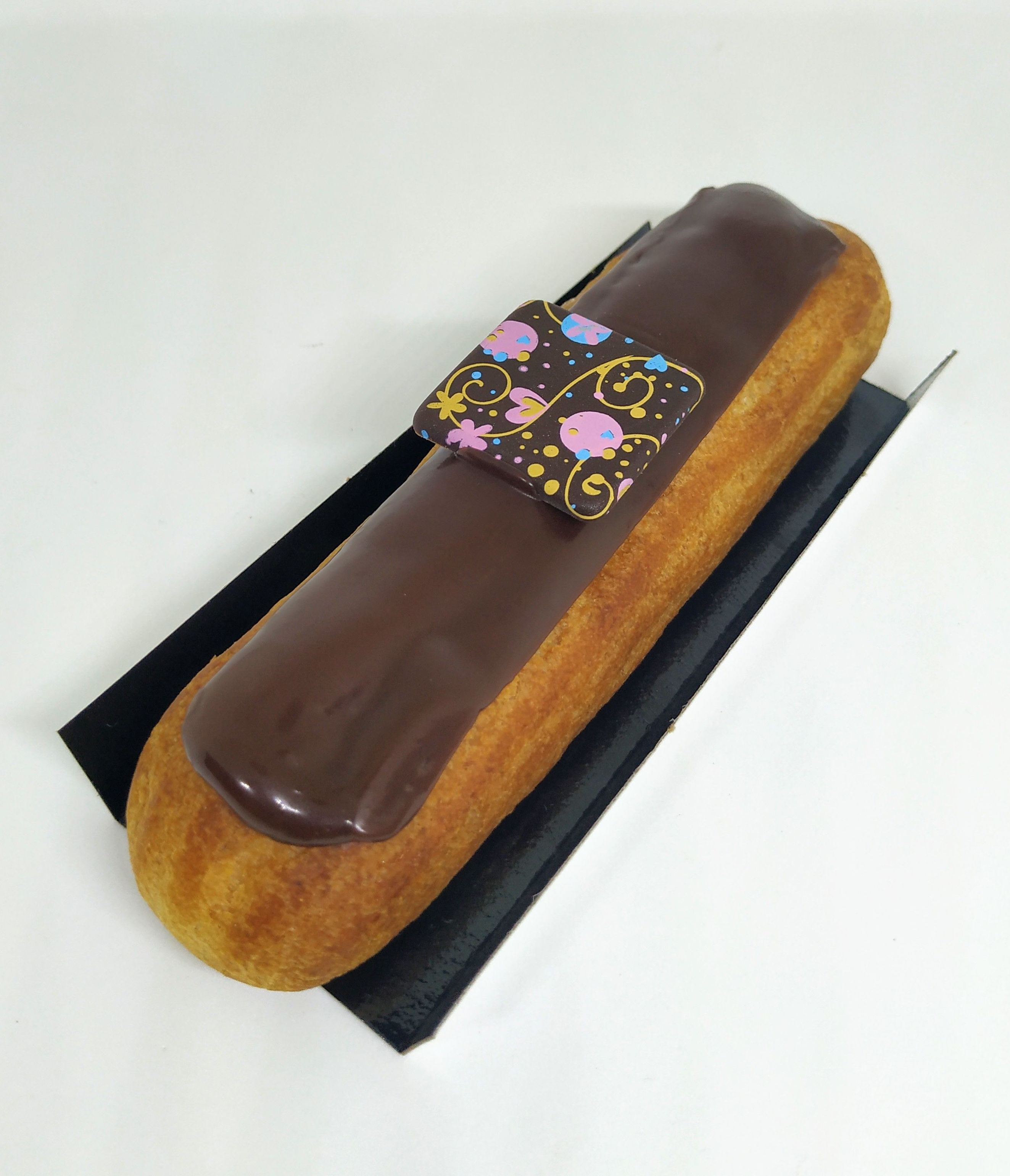 Eclair de chocolate negro Eclair de chocolate negro
