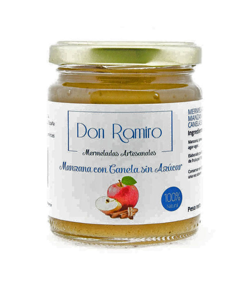 Mermelada de manzana con canela sin azúcar para diabéticos Mermelada de manzana con canela sin azúcar para diabéticos