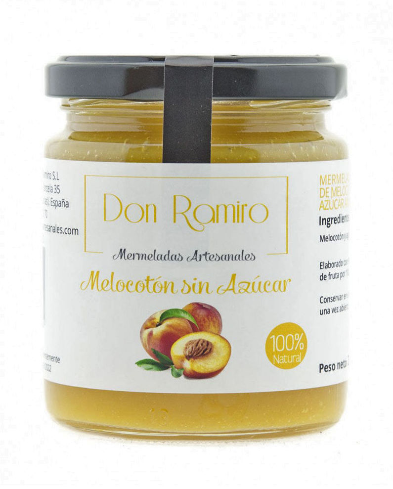 Mermelada de melocotón sin azúcar. Mermelada de melocotón sin azúcar.