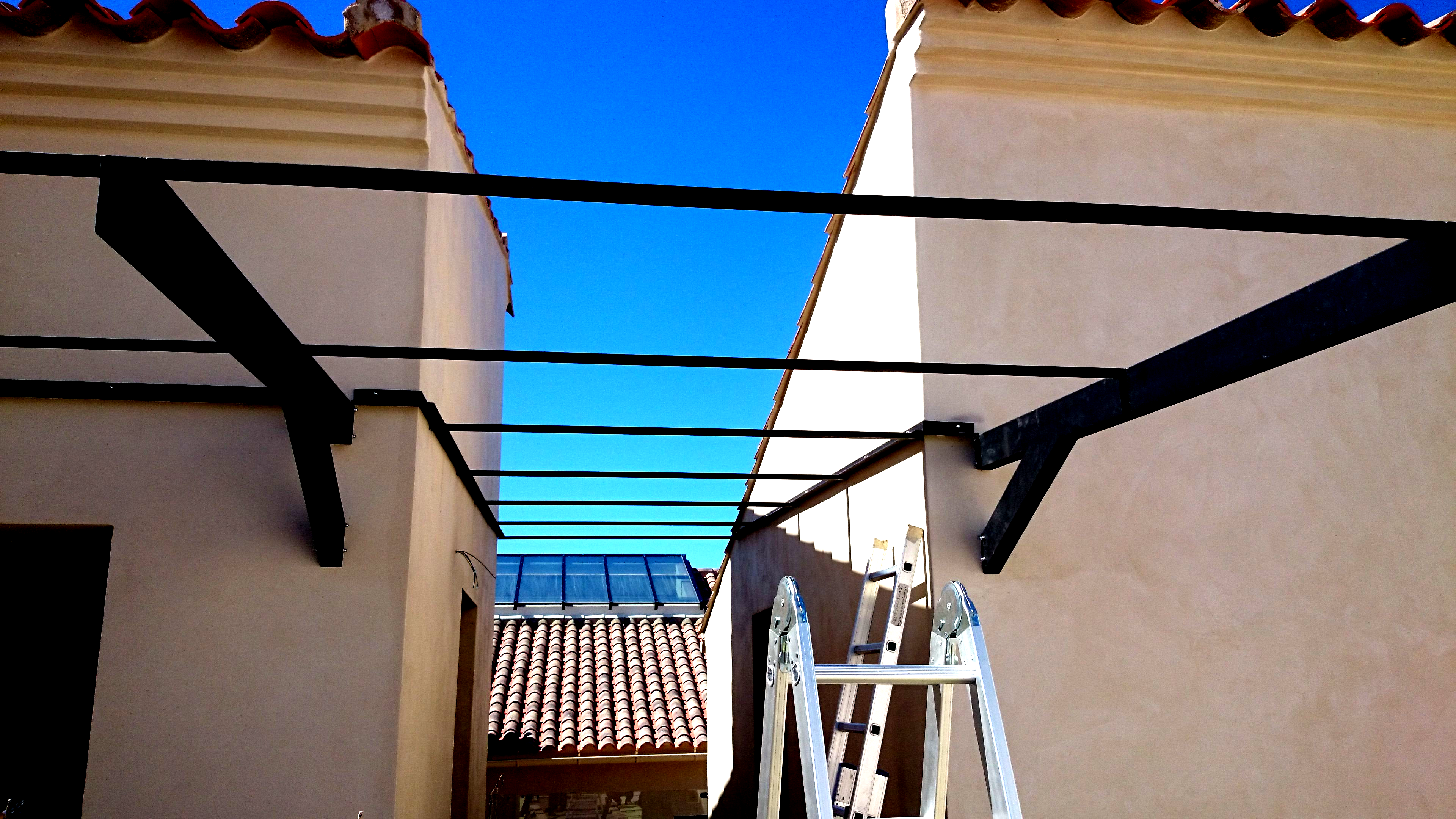 Estructura para sombra de patio Estructura para sombra de patio