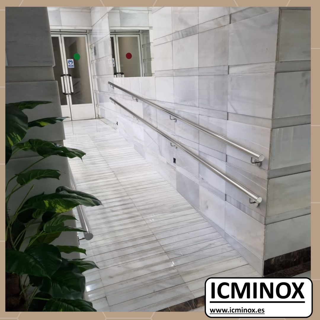 Barandillas de acceso para personas con discapacidad - Icminox Barandillas de acceso para personas con discapacidad - Icminox