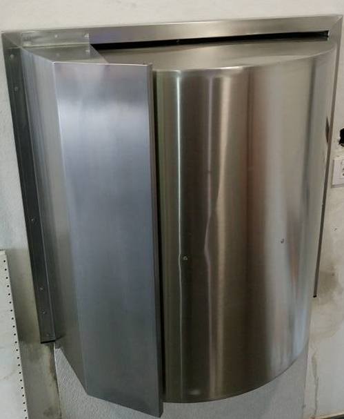 Torno pasaplatos de acero inoxidable fabricado a medida para restaurante Torno pasaplatos de acero inoxidable fabricado a medida para restaurante