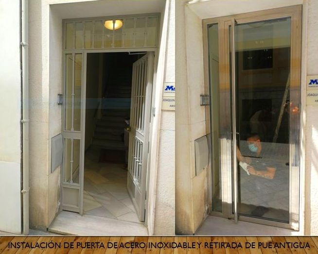Cambio y modernización de puerta de acceso Cambio y modernización de puerta de acceso