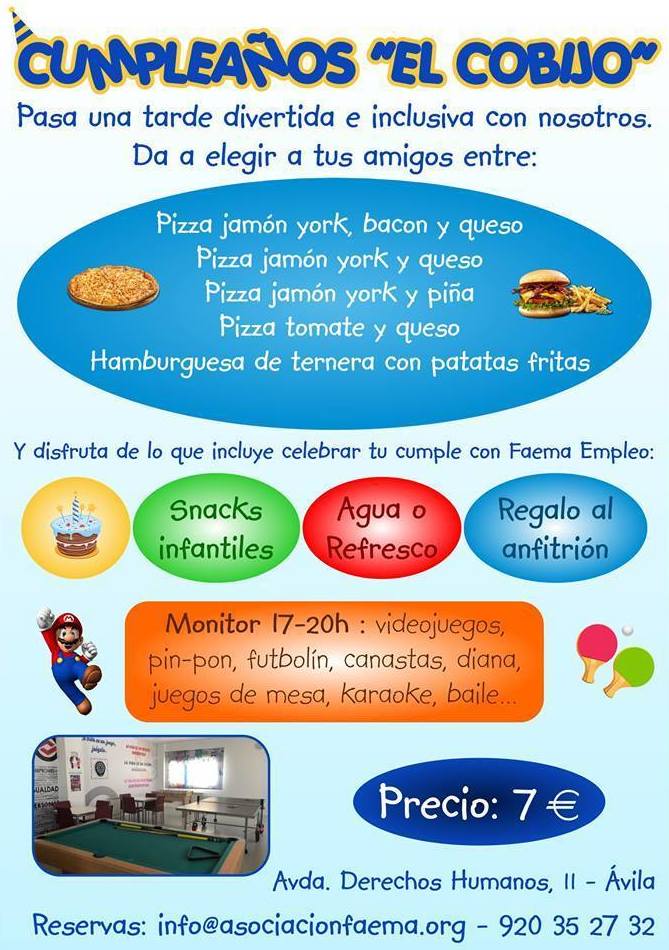 Cumpleaños Infantil Avila Cumpleaños Infantil Avila