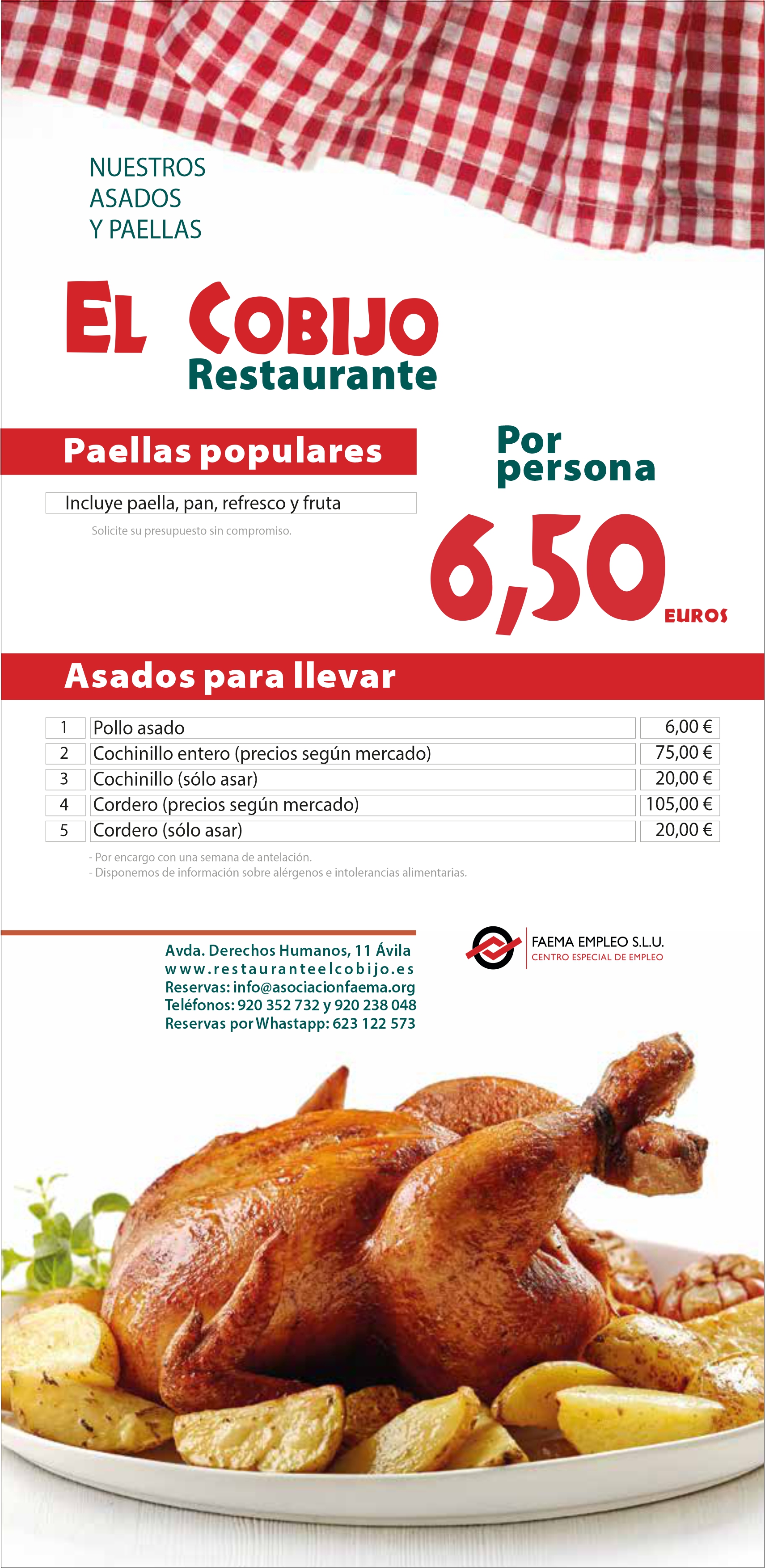 Paella popular y Catering asados: de Restaurante El Cobijo Paella popular y Catering asados: de Restaurante El Cobijo