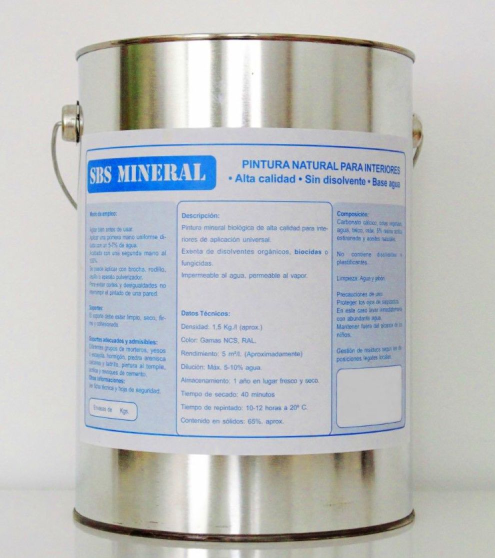 SBS mineral pintura de interior: Productos de Ecokenzai SBS mineral pintura de interior: Productos de Ecokenzai