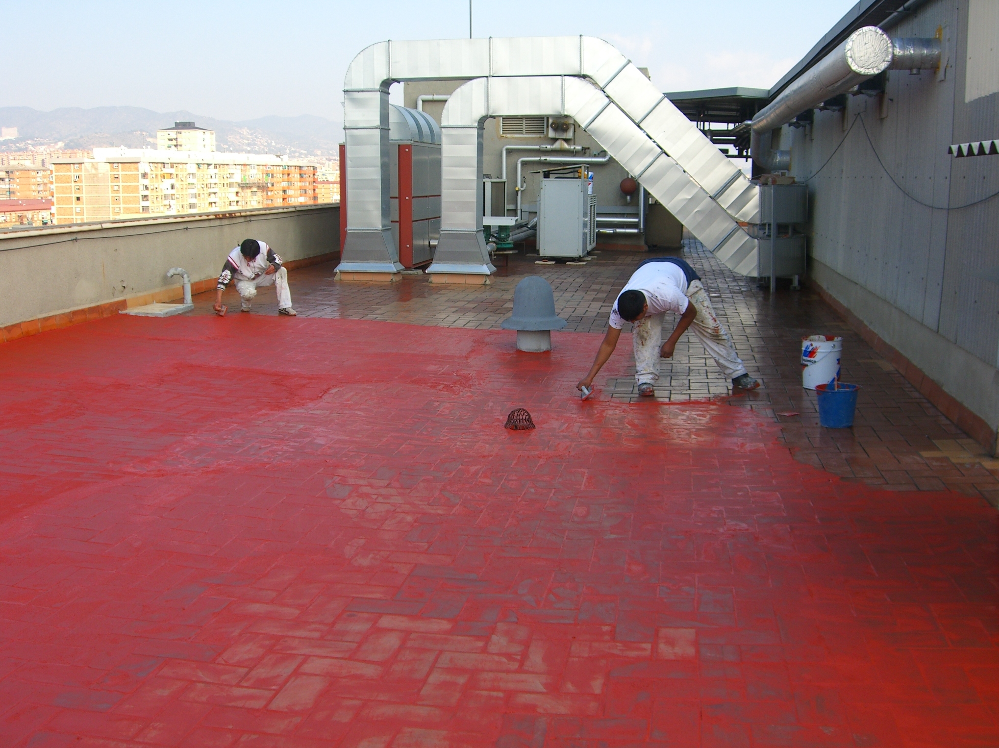 Pintors Martínez # impermeabilización de azotea. Pintors Martínez # impermeabilización de azotea.