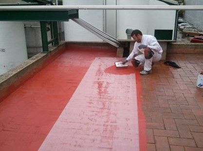 Pintors Martínez # impermeabilización de azotea con malla de fibra de vidrio. ( transitable ) Pintors Martínez # impermeabilización de azotea con malla de fibra de vidrio. ( transitable )