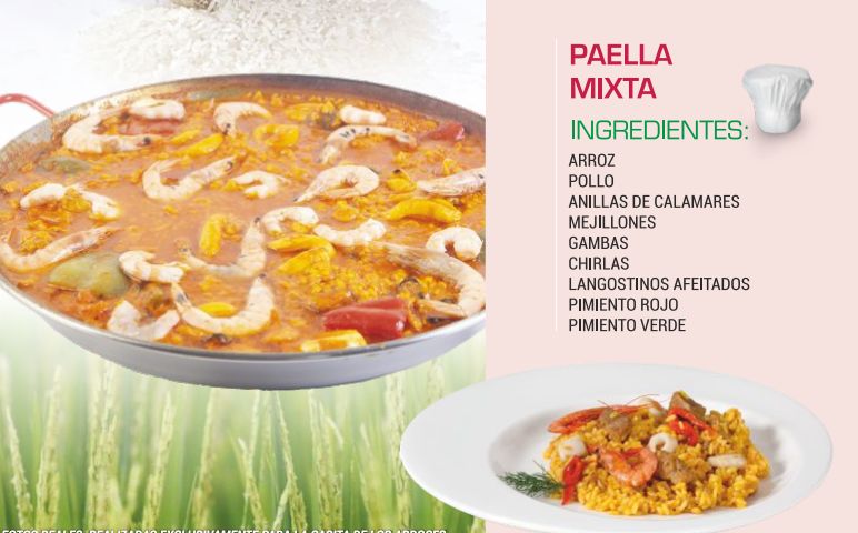 Paella mixta: Servicio a domicilio de La Casita de los Arroces Paella mixta: Servicio a domicilio de La Casita de los Arroces