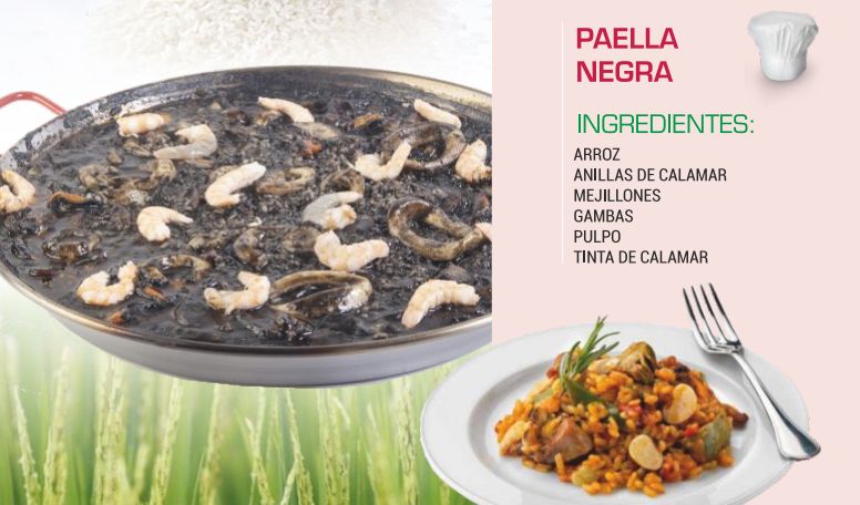 Paella negra: Servicio a domicilio de La Casita de los Arroces Paella negra: Servicio a domicilio de La Casita de los Arroces