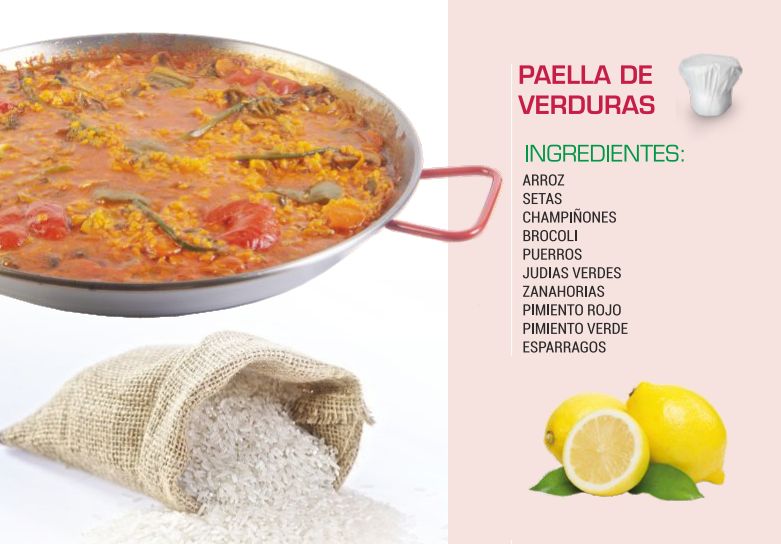 Paella de verduras: Servicio a domicilio de La Casita de los Arroces Paella de verduras: Servicio a domicilio de La Casita de los Arroces