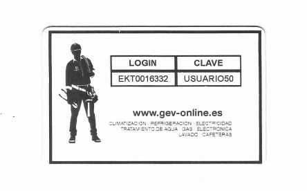Tarjeta Cliente para Profesionales: Servicios de Recambios de Hostelería Tarjeta Cliente para Profesionales: Servicios de Recambios de Hostelería