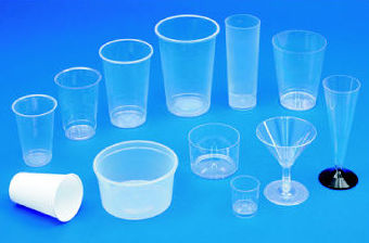 vasos de plastico