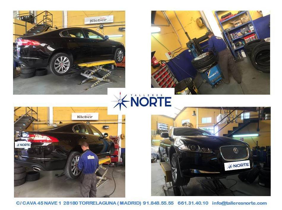 cambiar ruedas en Talleres Norte Torrelaguna