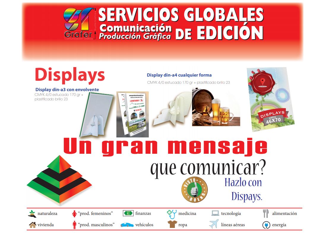 Impresión de displays: Servicios de Grafer Impresión de displays: Servicios de Grafer