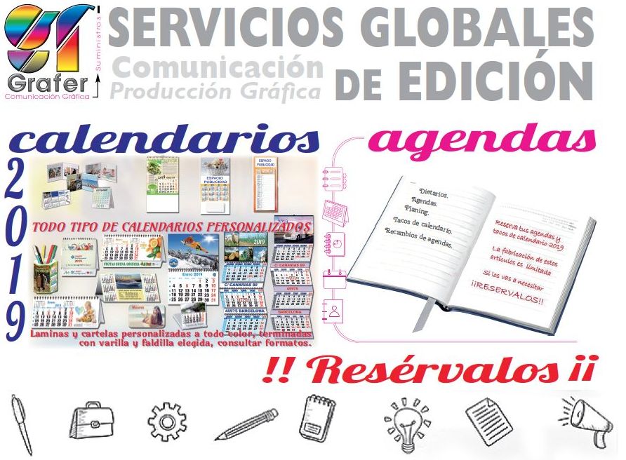 Calendarios y agendas 2019 Calendarios y agendas 2019
