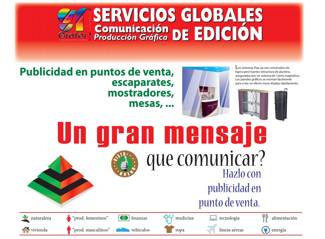 PLV. Punto de venta: Servicios de Grafer PLV. Punto de venta: Servicios de Grafer