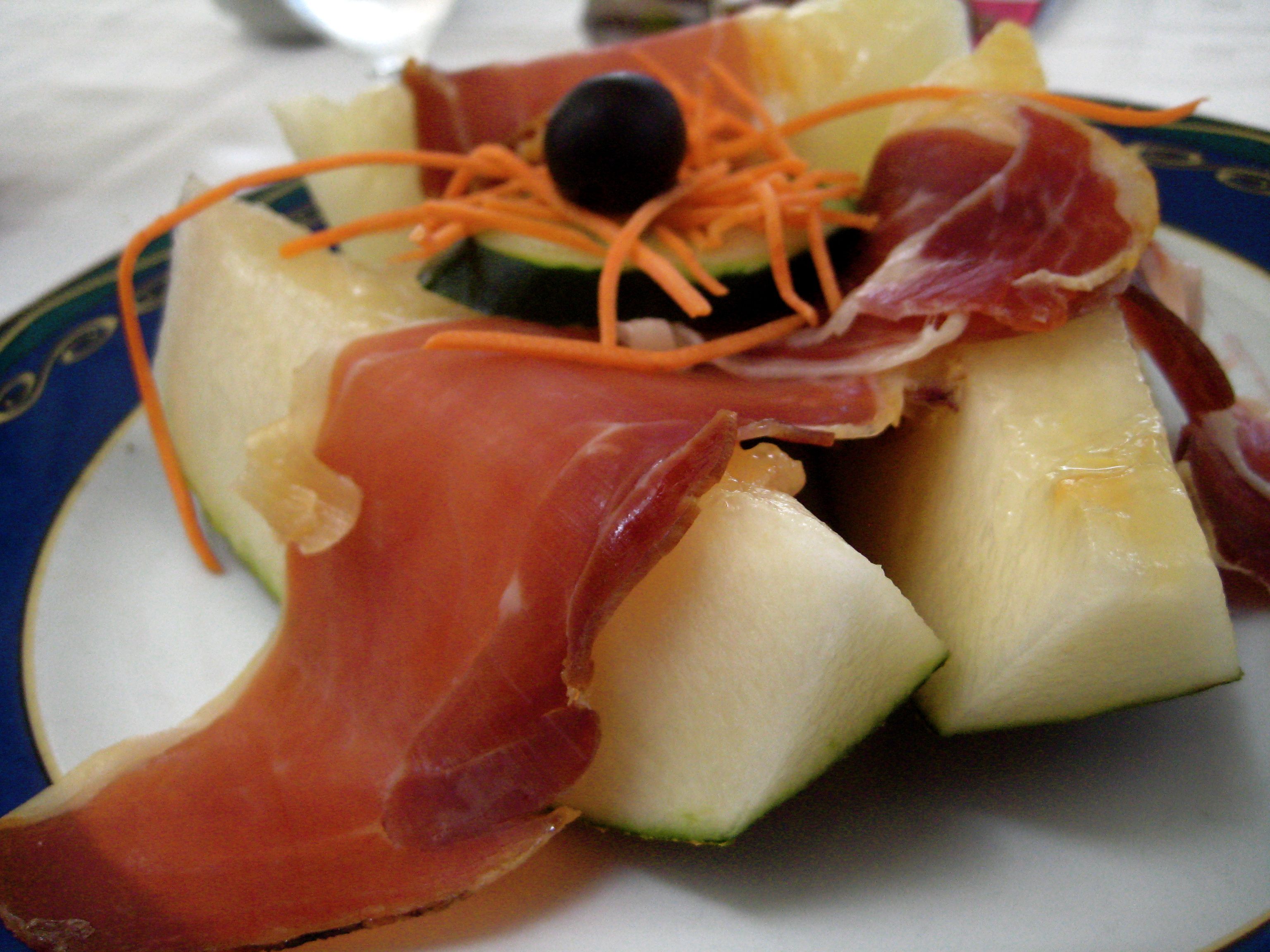 Melón con jamón Melón con jamón