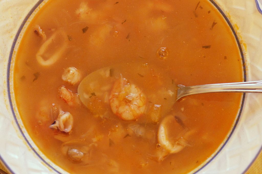 Sopa de marisco Sopa de marisco