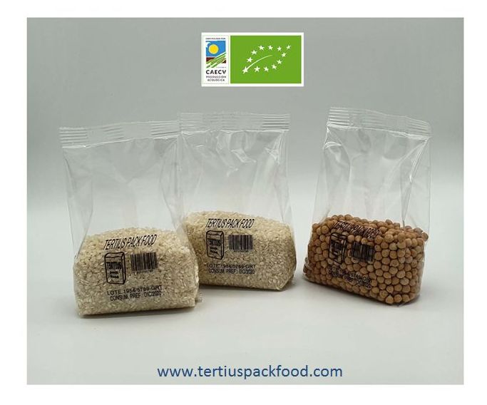 Envasado plegado ingles desde 100 gr para alimentos ecologicos Envasado plegado ingles desde 100 gr para alimentos ecologicos