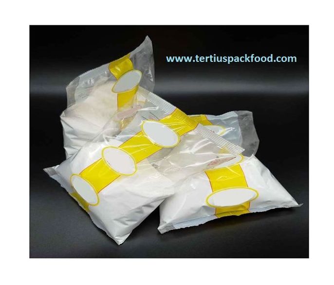 Envasado con bolsa preformada de polipropileno de alimentos en polvo, harinas, etc Envasado con bolsa preformada de polipropileno de alimentos en polvo, harinas, etc