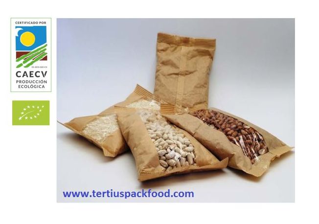 Papel exterior y polipropileno interior con atmósfera modificada: NUESTROS ENVASADOS de Envasados de Alimentos Bio y Gourmet, S.L Papel exterior y polipropileno interior con atmósfera modificada: NUESTROS ENVASADOS de Envasados de Alimentos Bio y Gourmet, S.L