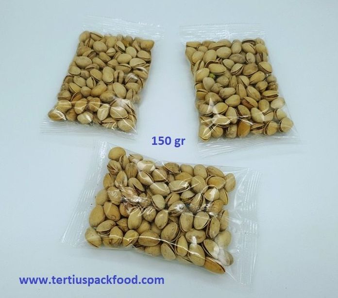 Envasado conformado tipo almohadilla 150 gr Envasado conformado tipo almohadilla 150 gr