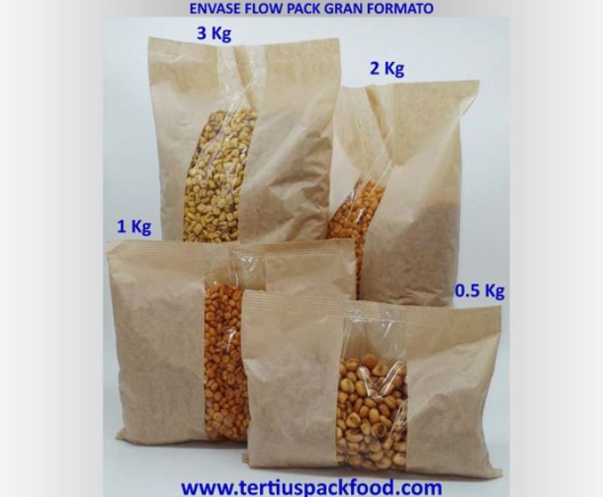Envasados con bolsa conformada desde bobina papel exterior grandes tamaños: NUESTROS ENVASADOS de Envasados de Alimentos Bio y Gourmet Envasados con bolsa conformada desde bobina papel exterior grandes tamaños: NUESTROS ENVASADOS de Envasados de Alimentos Bio y Gourmet