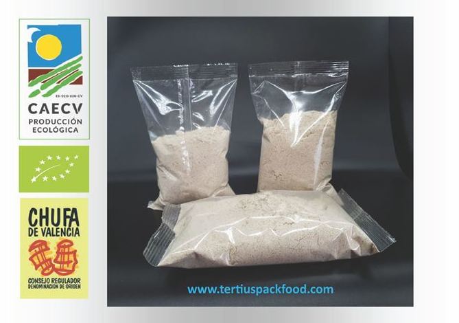 Bolsa almohadilla de 100 gr a 5 kg de harina chufa Bolsa almohadilla de 100 gr a 5 kg de harina chufa