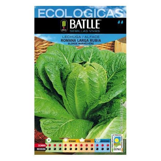 Semillas ecológicas de Lechuga romana larga rubia Ref.26 Semillas ecológicas de Lechuga romana larga rubia Ref.26
