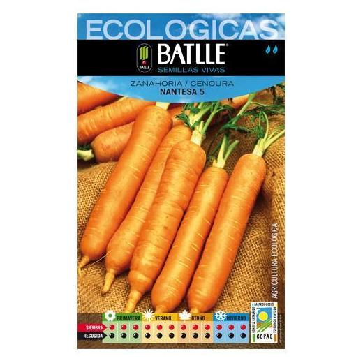 Semillas ecológicas de Zanahoria nantesa 5 Ref.2 Semillas ecológicas de Zanahoria nantesa 5 Ref.2
