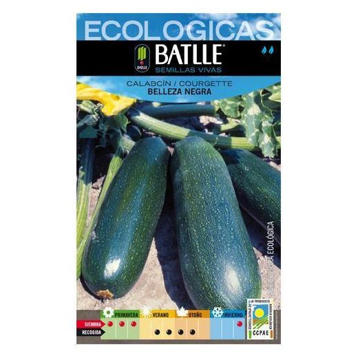 Semillas ecológicas de Calabacín Belleza negra Ref.5 Semillas ecológicas de Calabacín Belleza negra Ref.5