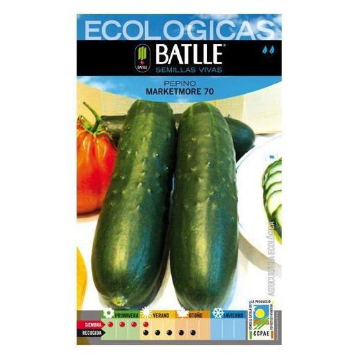Semillas ecológicas de Pepino marketmore 70 Ref. 10 Semillas ecológicas de Pepino marketmore 70 Ref. 10