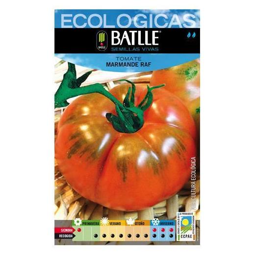 Semillas ecológicas de Tomate marmande raf Ref 1 Semillas ecológicas de Tomate marmande raf Ref 1