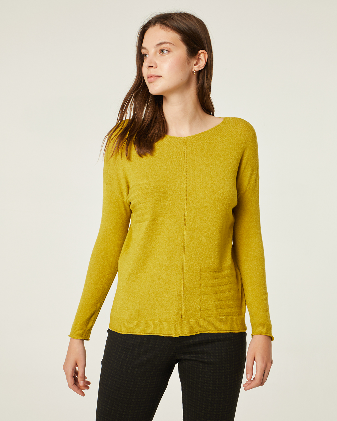 Jersey de punto color mostaza: Catálogo de Manuela Lencería Jersey de punto color mostaza: Catálogo de Manuela Lencería
